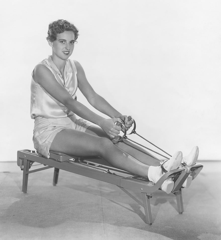 Vintage fitness equipment