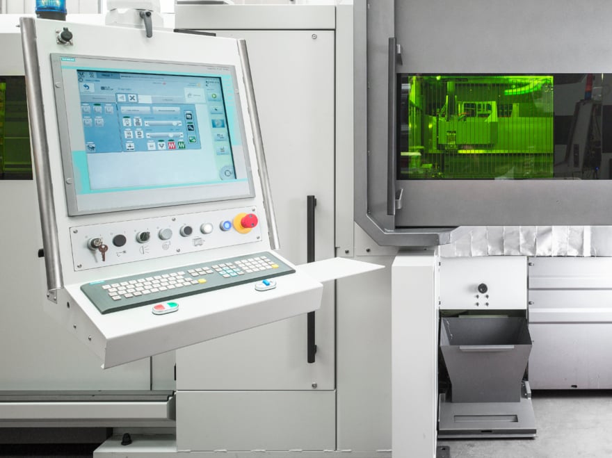 HMI sheet laser cutting system