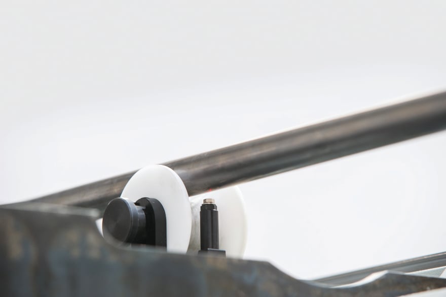 Optical weld seam detection sensor on tube bending machines.