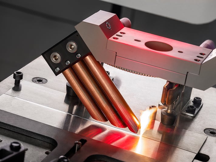 Laser welding of a part of stainless steel