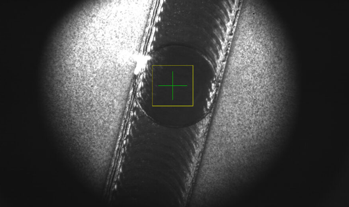 Zeroing the laser position on the joint to be welded