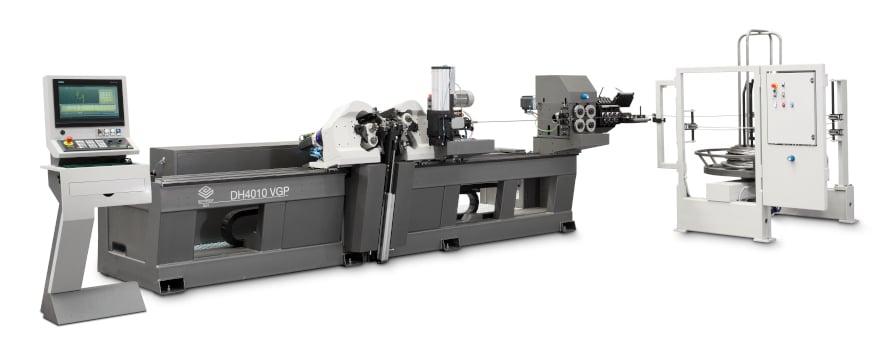 DH4012 twin-turret, twin-head automatic wire bending machine