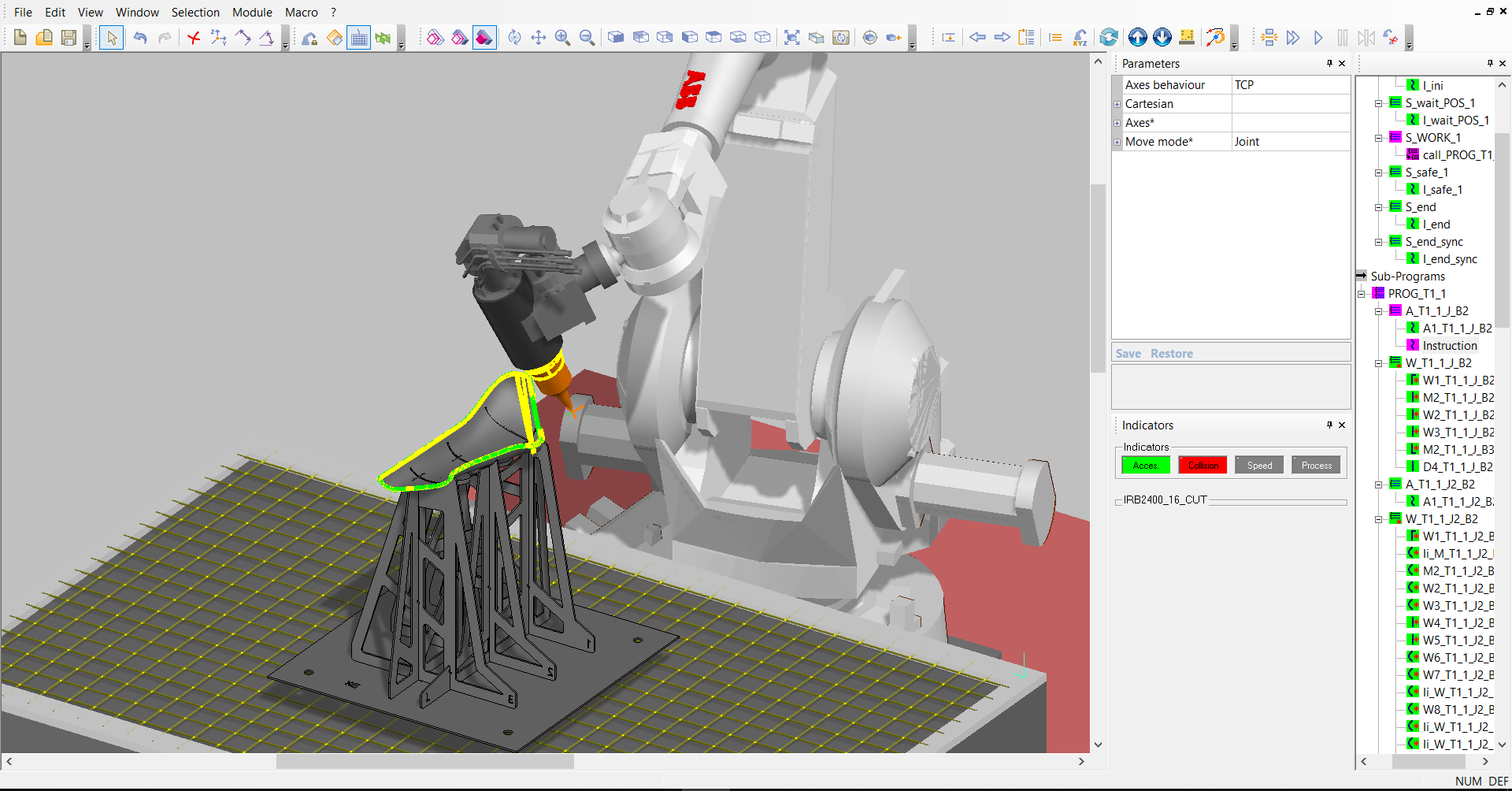 ARTCUT: CAM software for programming laser cutting on 3D workpieces